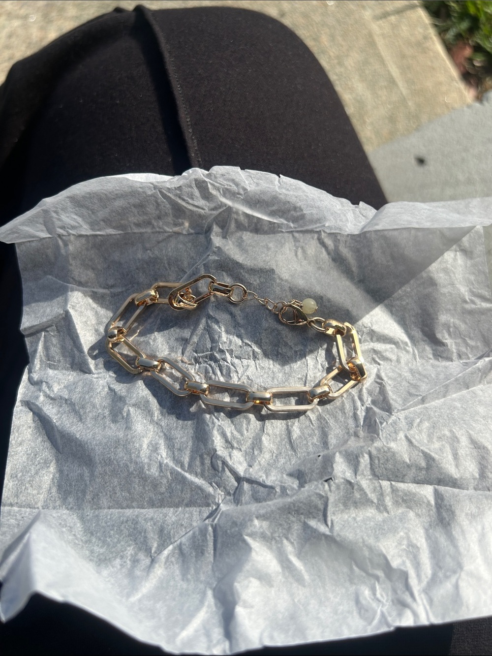 Gold Chain Link Bracelet - Women Jewelry